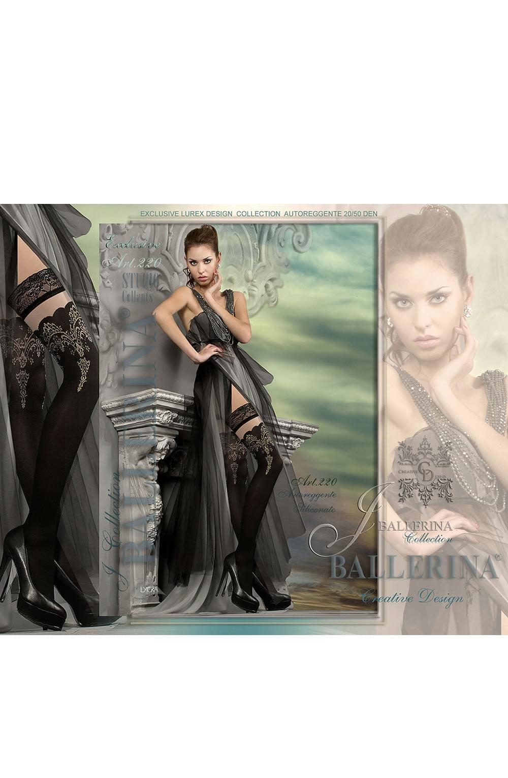 Ballerina 220 Hold Up Nero (Black) | hold30, holdups, Hosiery, hup | Ballerina