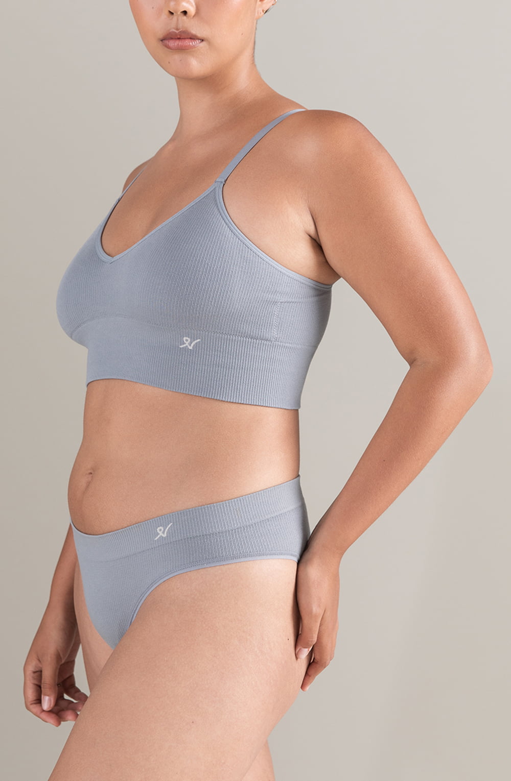 The TENCEL High Leg Brief White Sand | Briefs & Thongs | Nudea