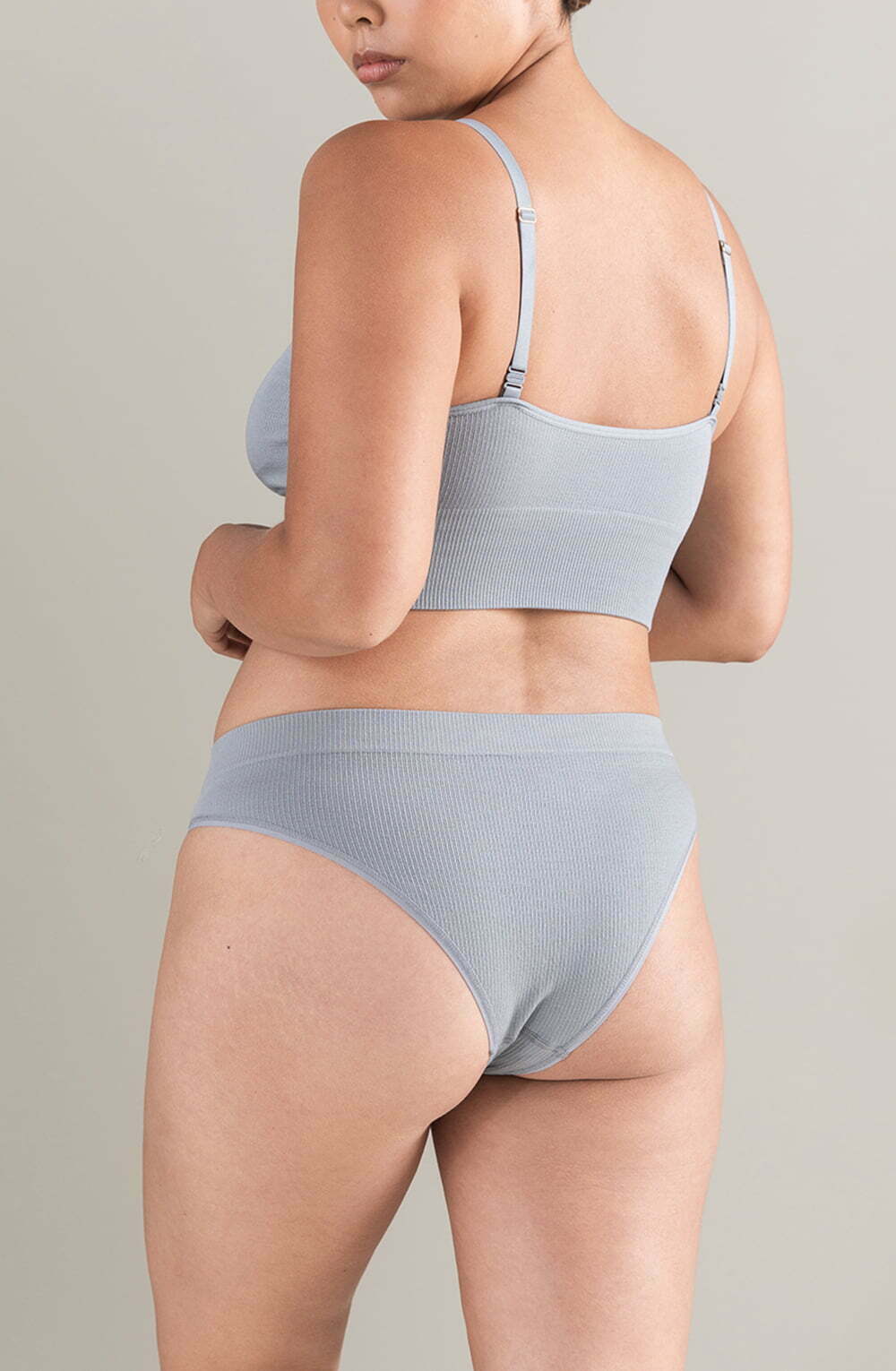 The TENCEL High Leg Brief White Sand | Briefs & Thongs | Nudea