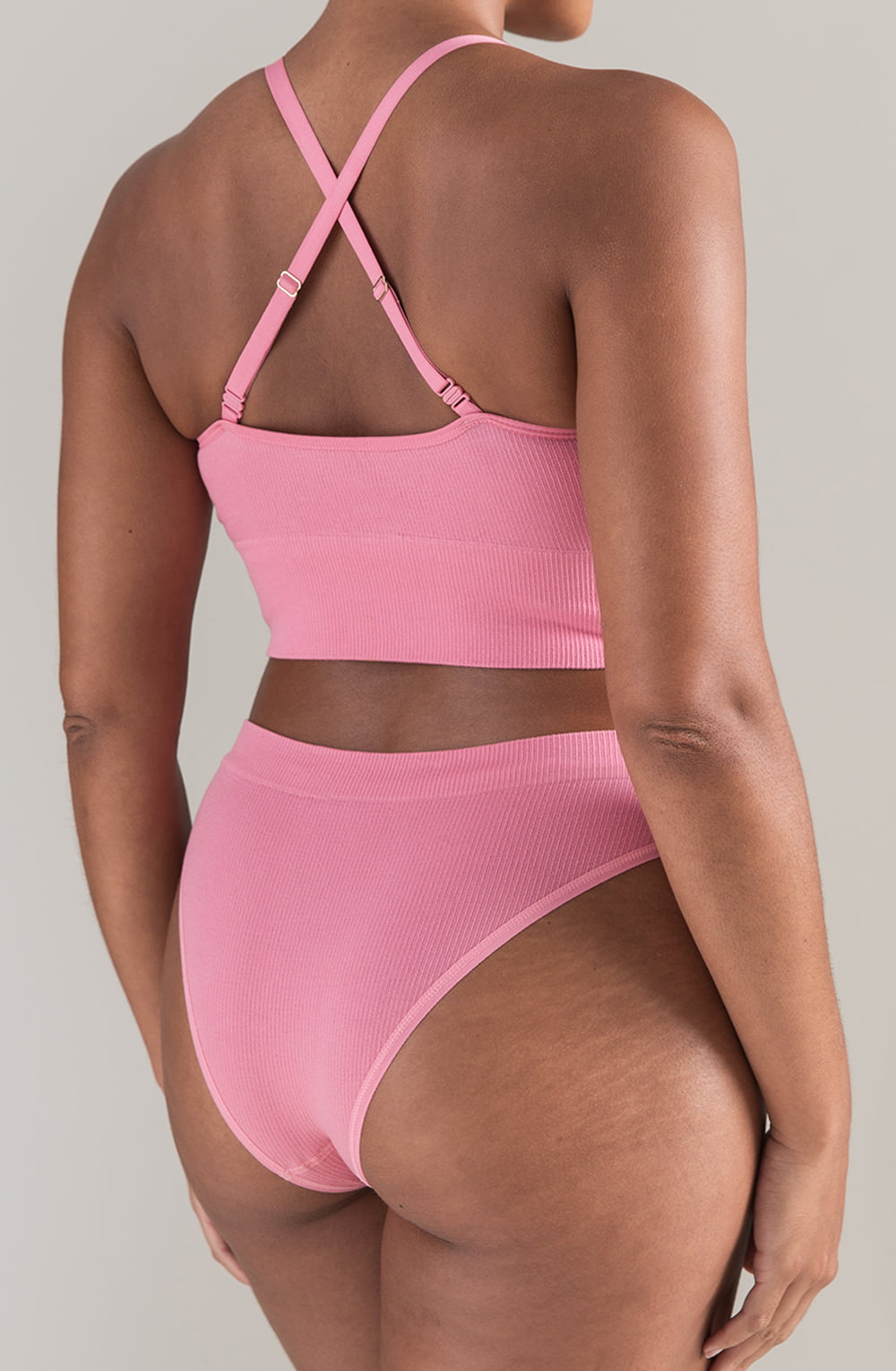 The TENCEL High Leg Brief Rose Pink | Briefs & Thongs | Nudea