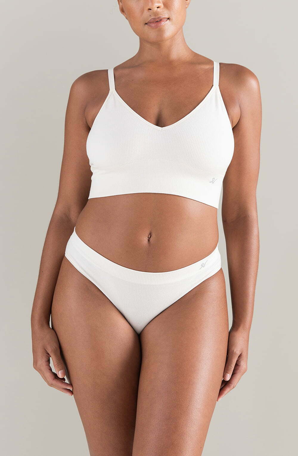 The TENCEL High Leg Brief White Sand | Briefs & Thongs | Nudea