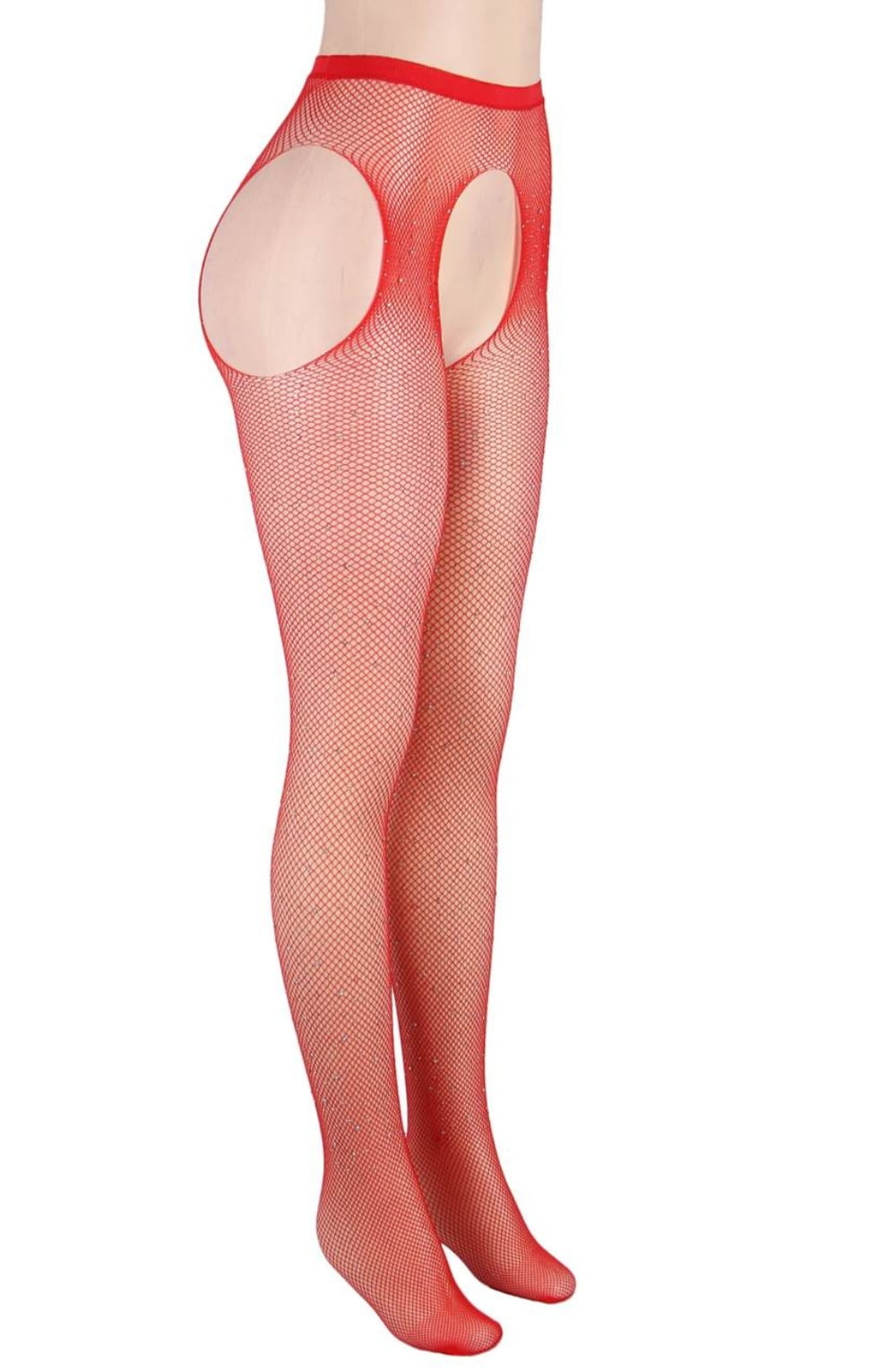 YesX YX852 Sparkly Fishnet Red | sparkf, Tights | YesX