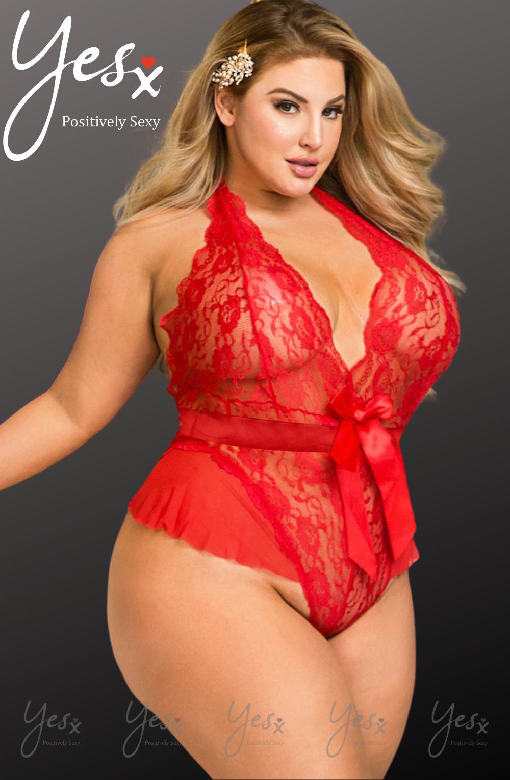 YesX YX856Q Heißer roter Teddy