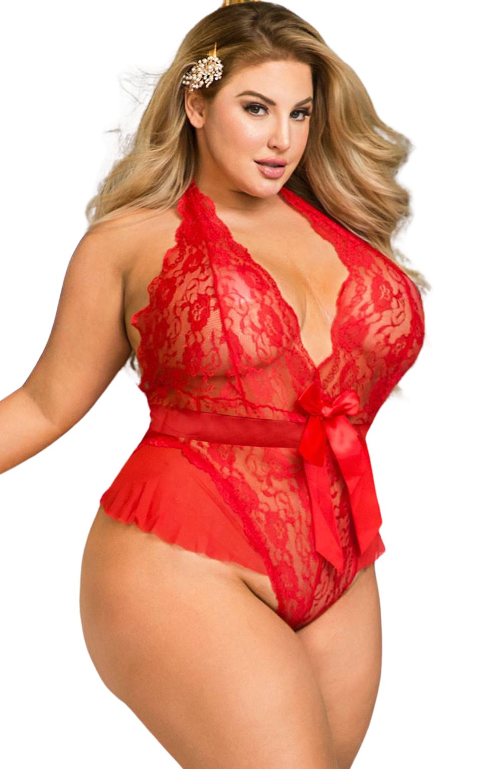 YesX YX856Q Heißer roter Teddy