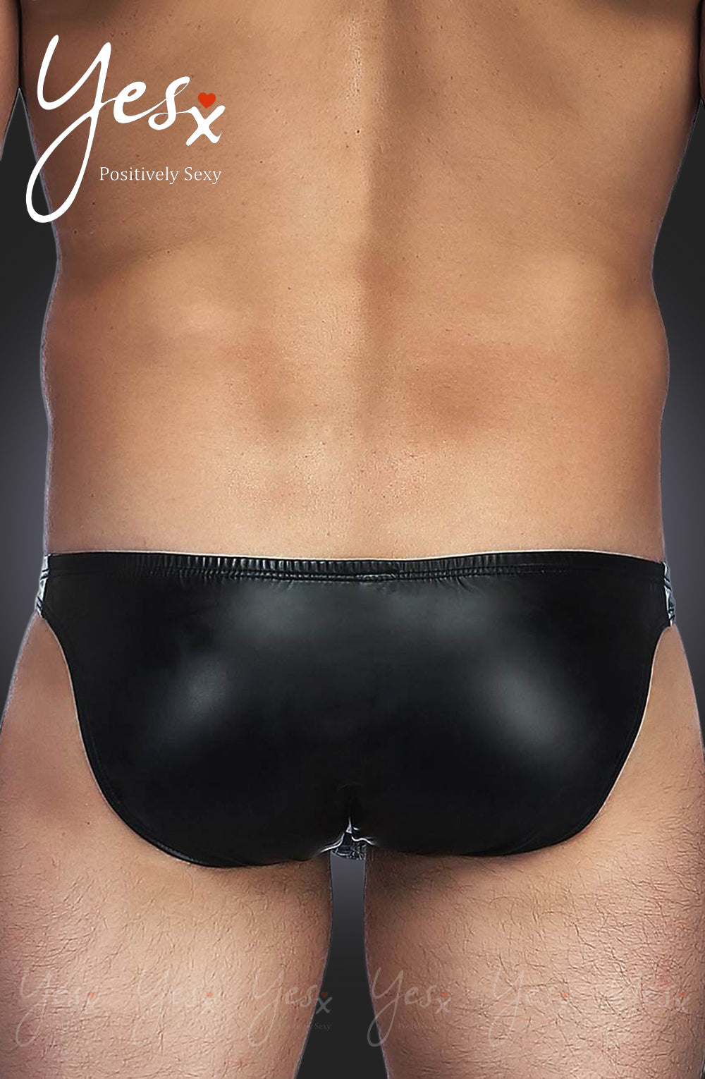 YesX YX969 Men's Brief Black | YesX