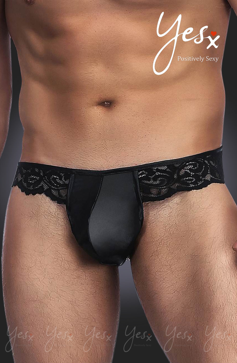 YesX YX970 Men's Brief Black | YesX