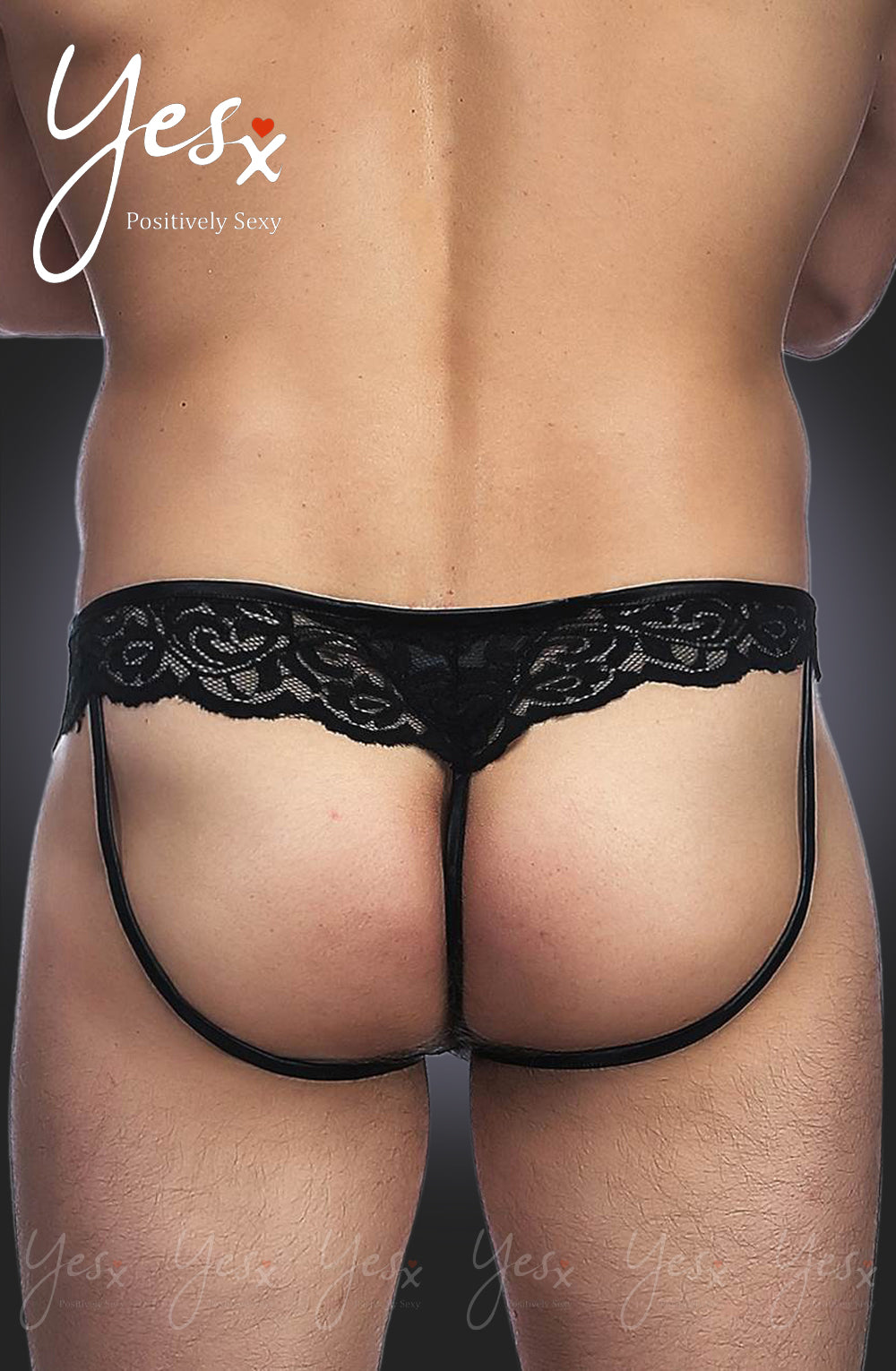 YesX YX970 Men's Brief Black | YesX