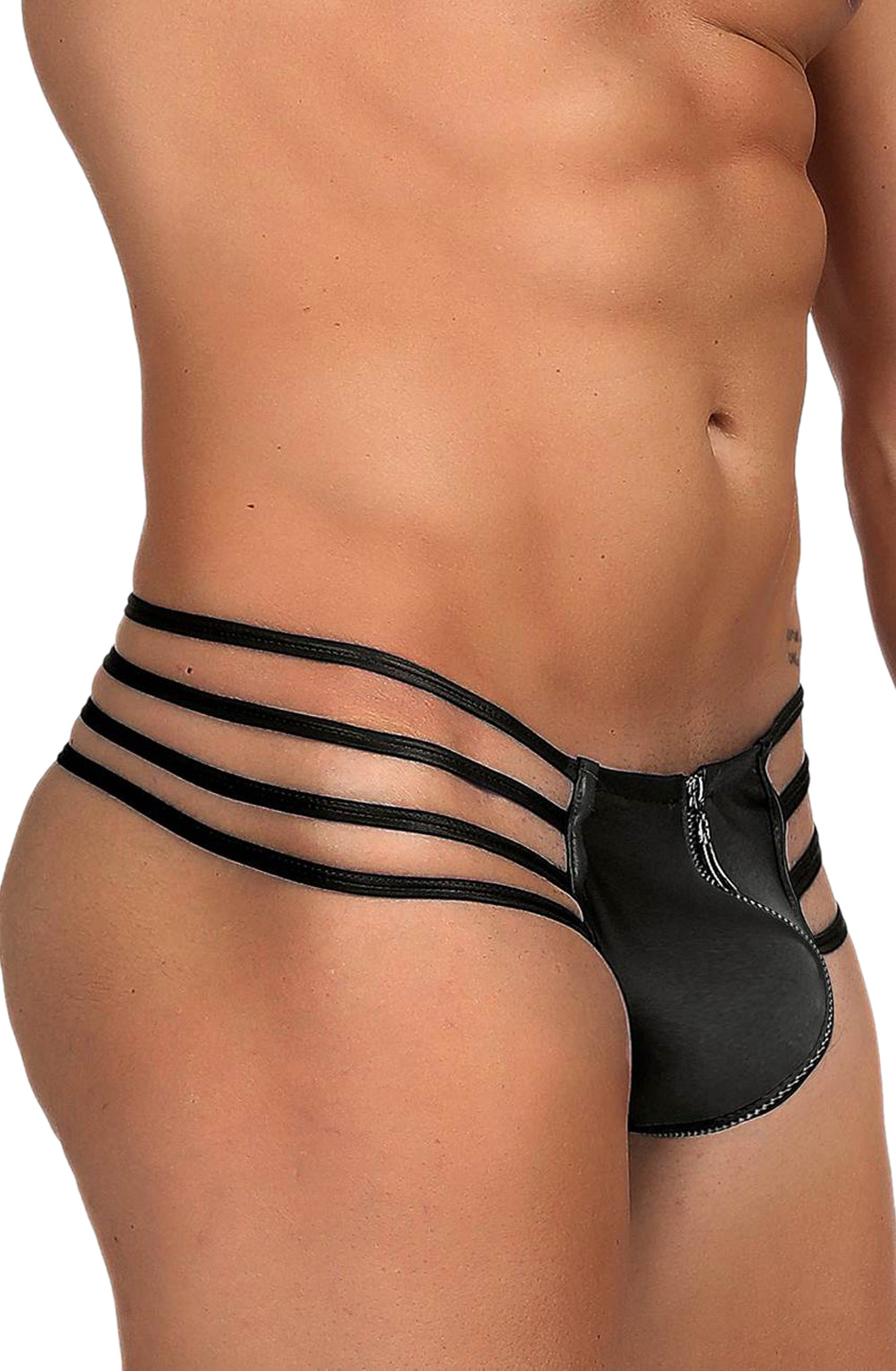 YesX YX971 Men's Thong Black | YesX