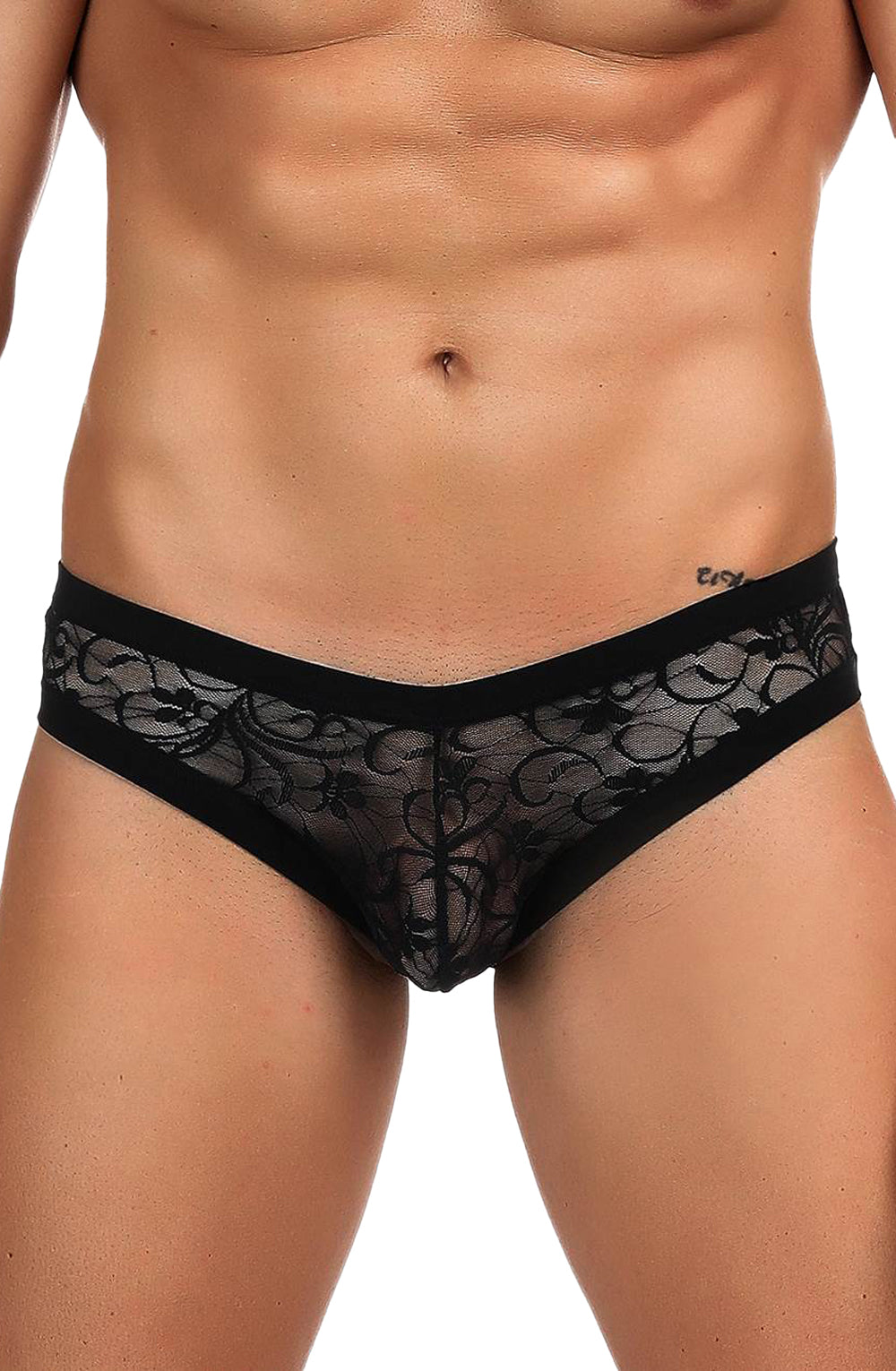 YesX YX973 Men's Brief Black | YesX