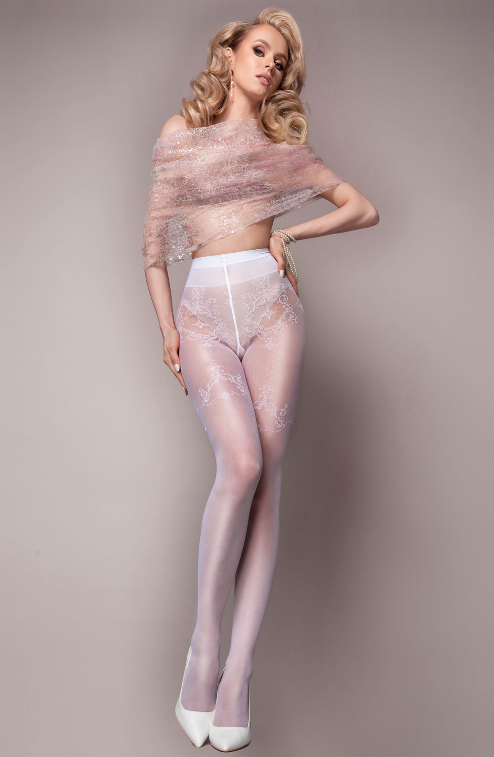 Ballerina 581 Bridal White Tights | Bridal | Ballerina