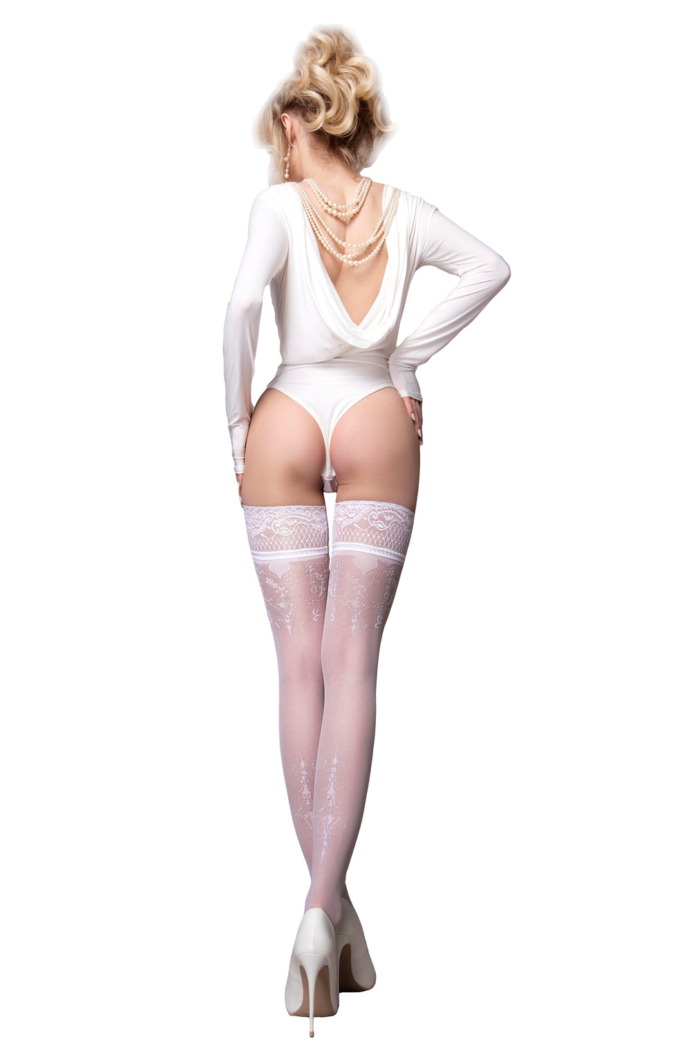 Ballerina 585 Bridal White Hold Ups | bridal, Hold Ups | Ballerina