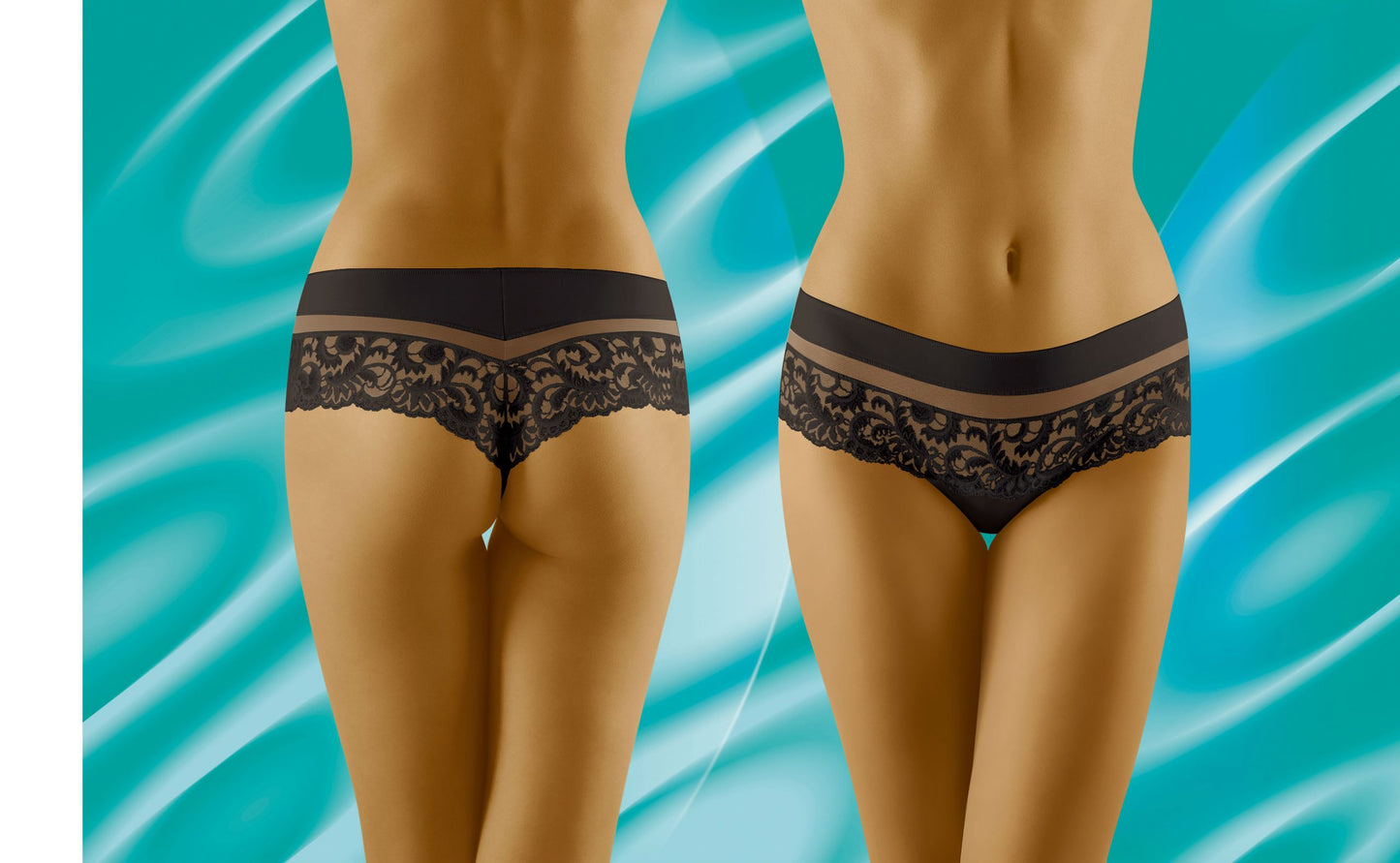 Wolbar Cantata Black | Briefs & Thongs, cottong, wolshorts, wolwhite | Wolbar