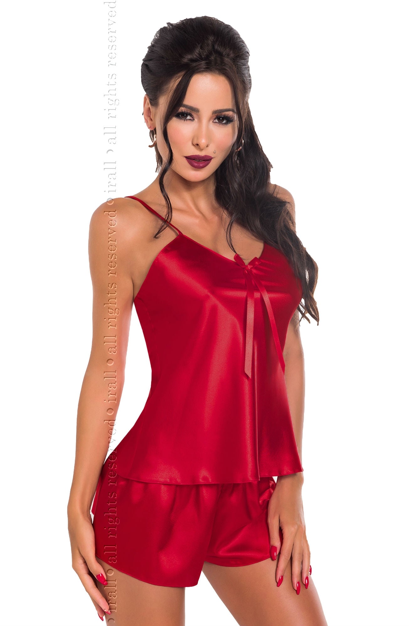 Irall Aria Set Burgundy | Short Sets | Irall