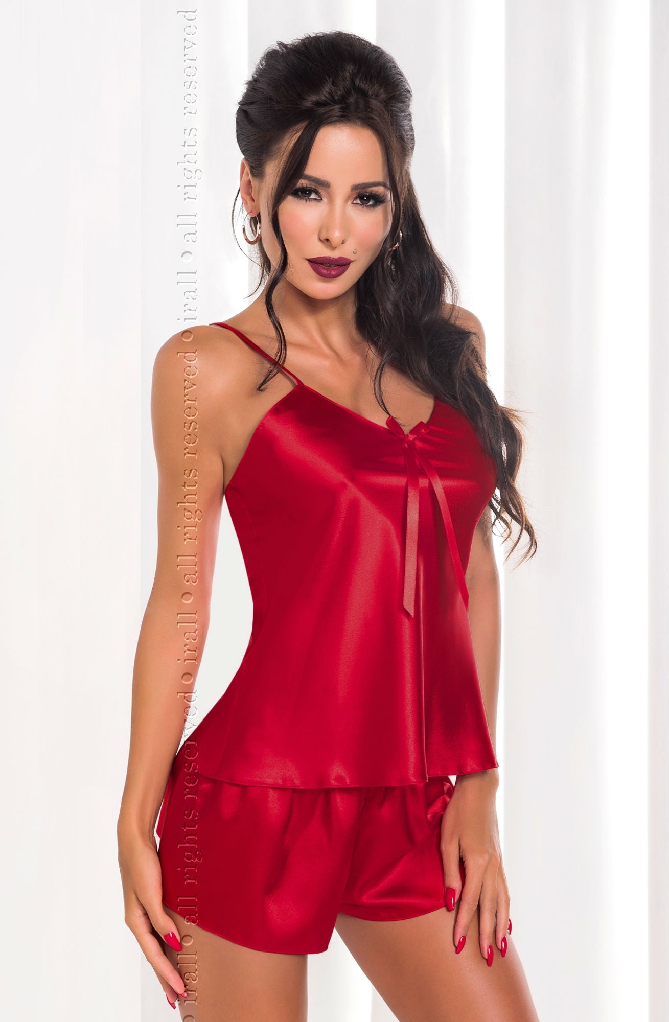 Irall Aria Set Burgundy | Short Sets | Irall