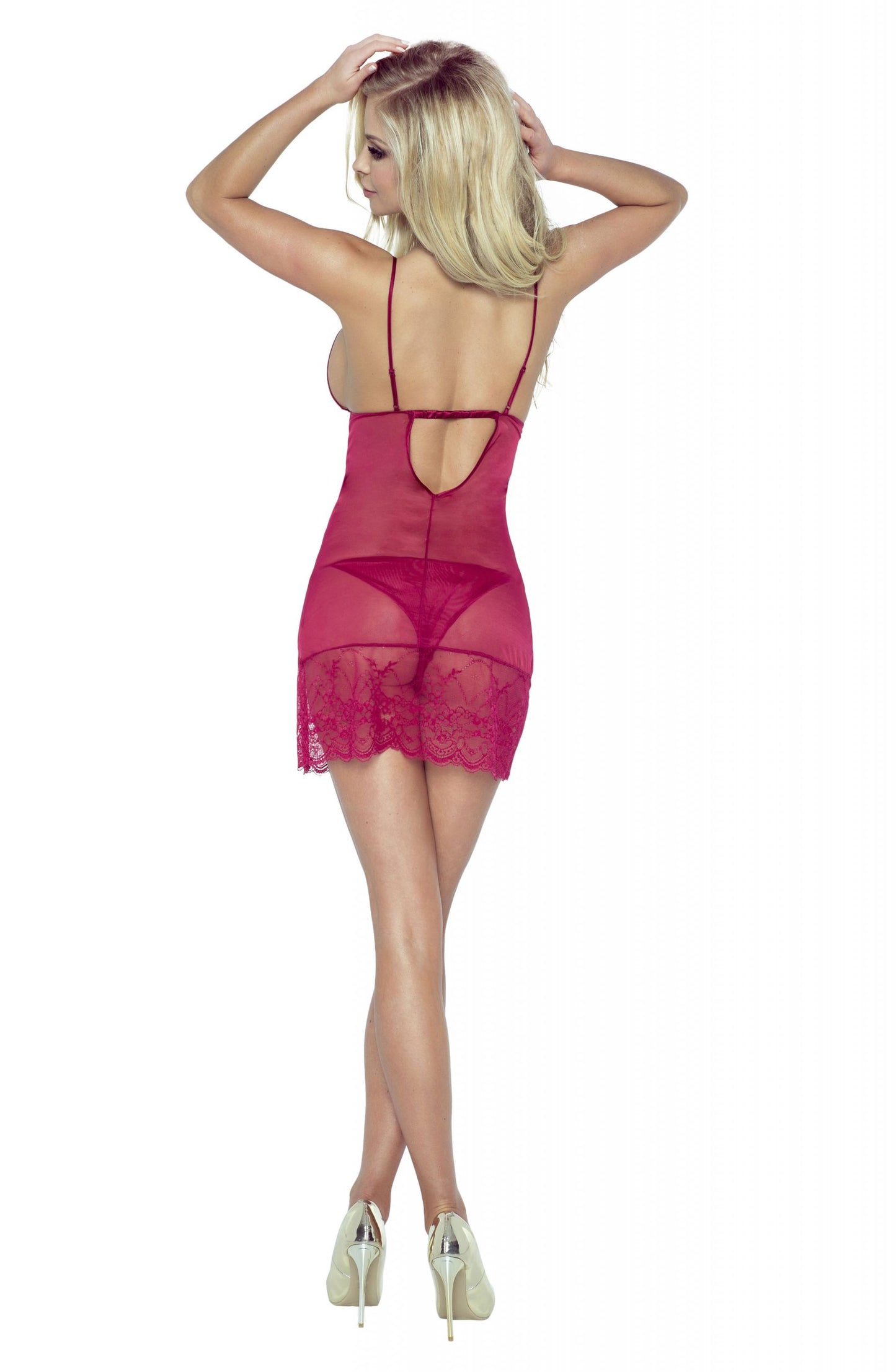 Sensuelle Venice Chemise Wine | Chemises | Provocative