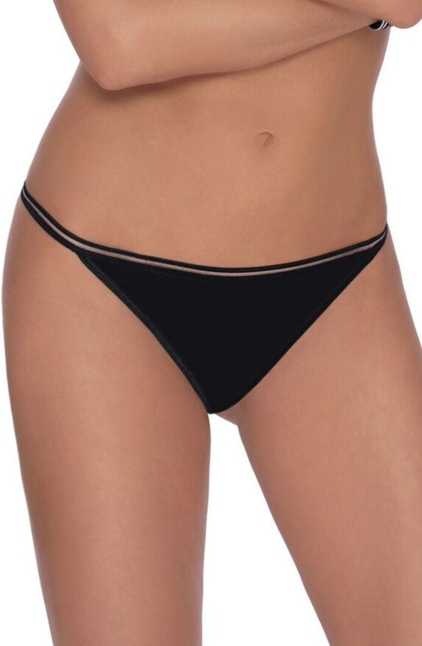 Roza Lea Thong Black | Briefs & Thongs | Roza
