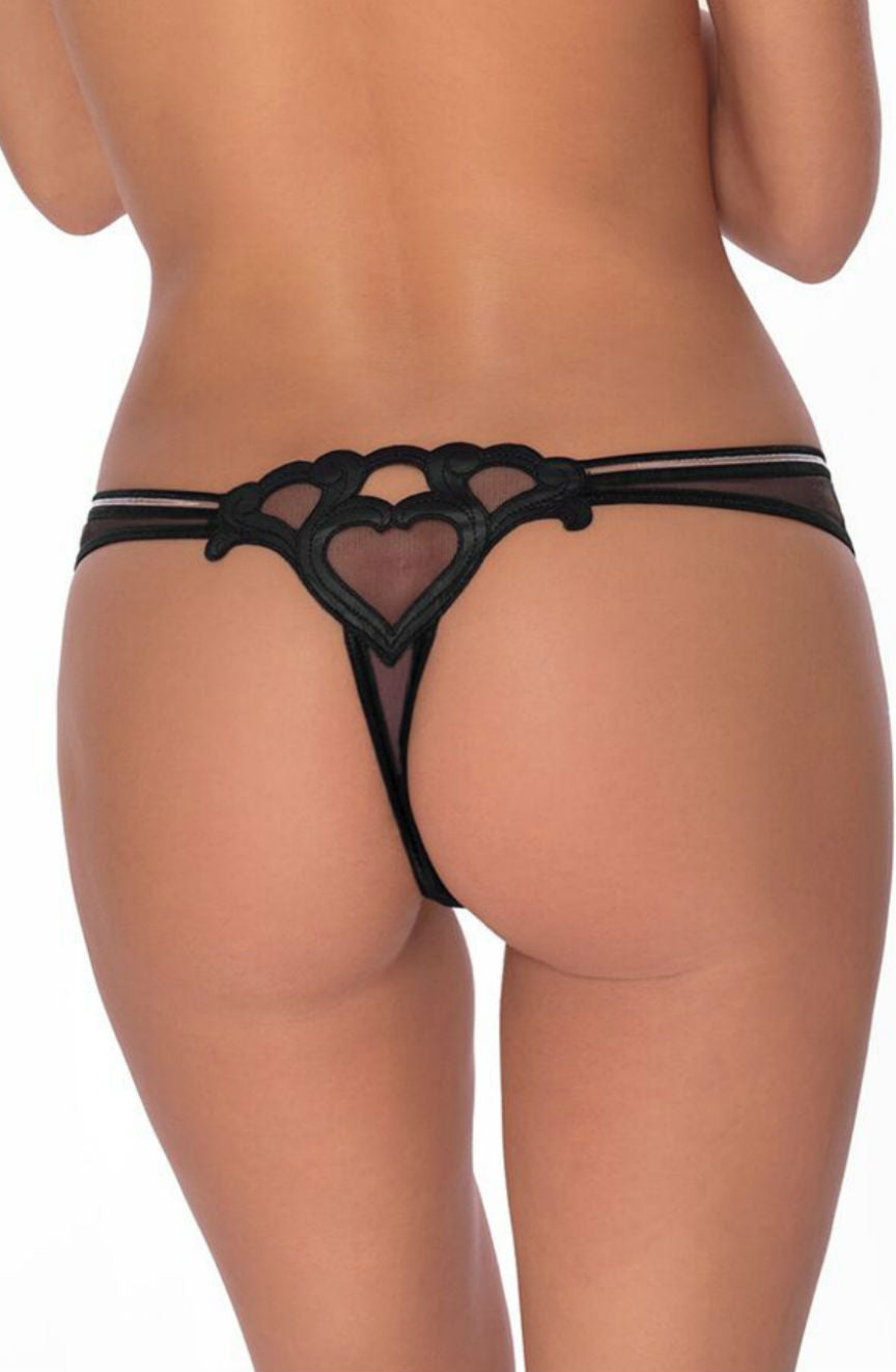 Roza Lica Thong Black | Briefs & Thongs | Roza