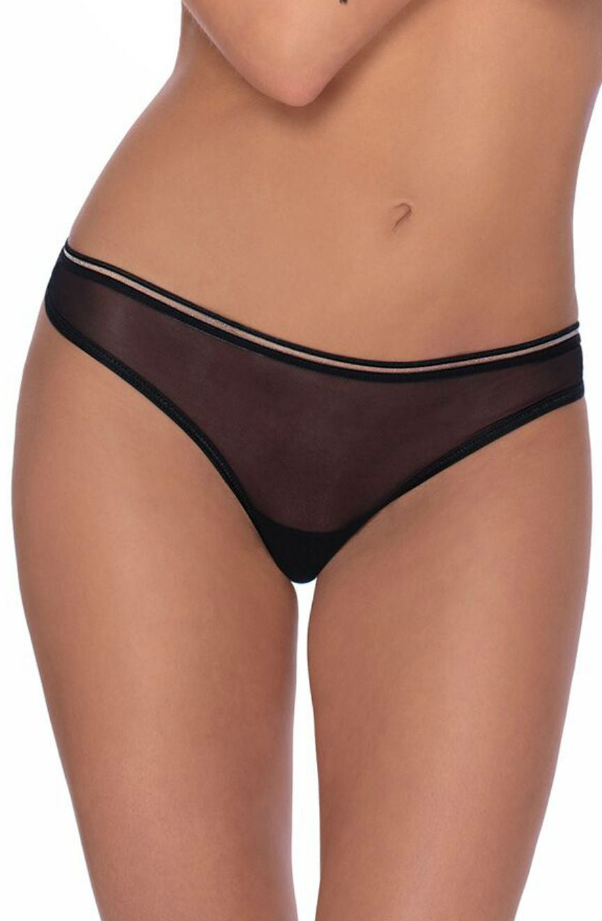 Roza Lica Thong Black | Briefs & Thongs | Roza