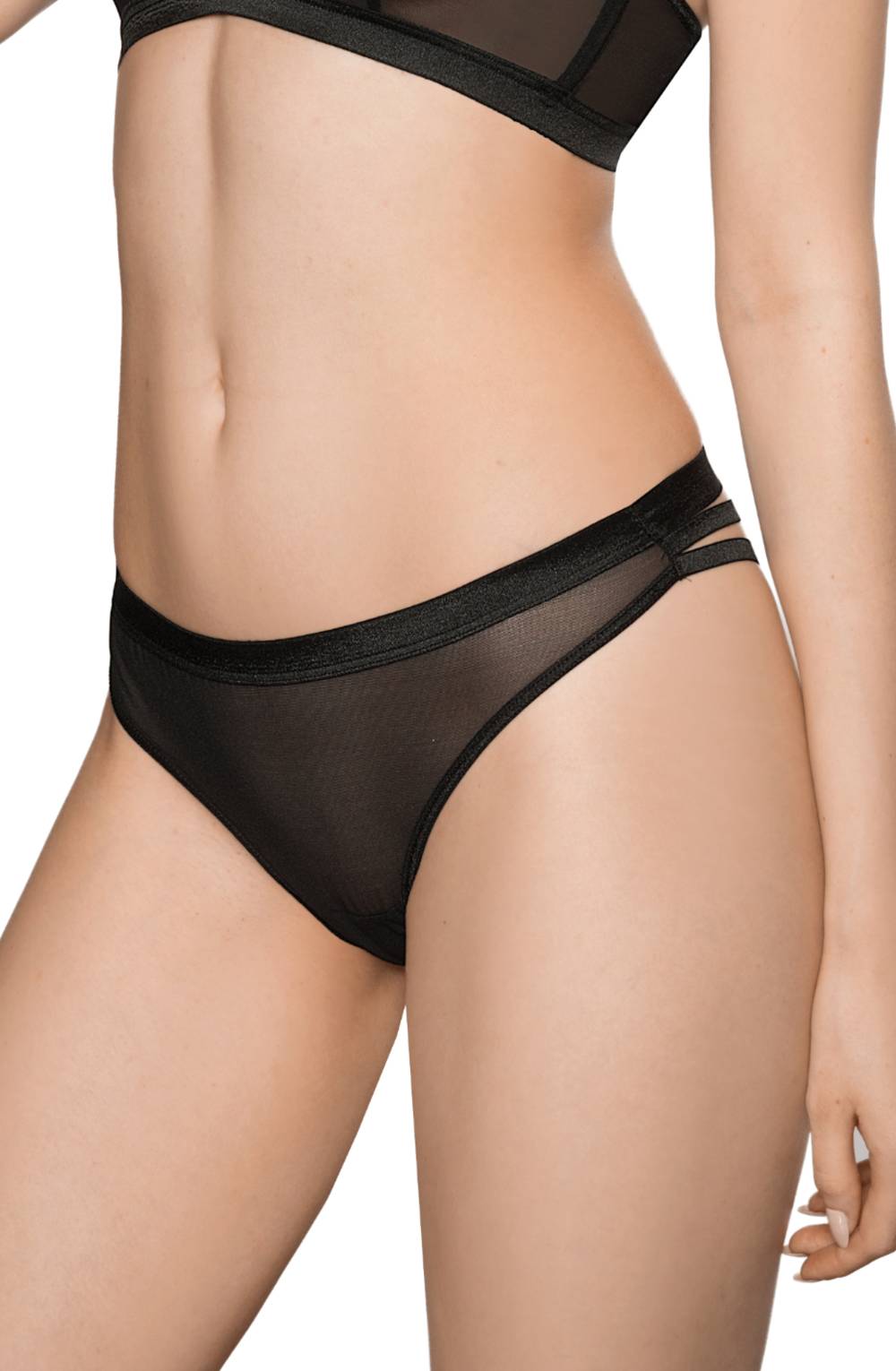 Roza Lisbet Black THONG | Briefs & Thongs | Roza