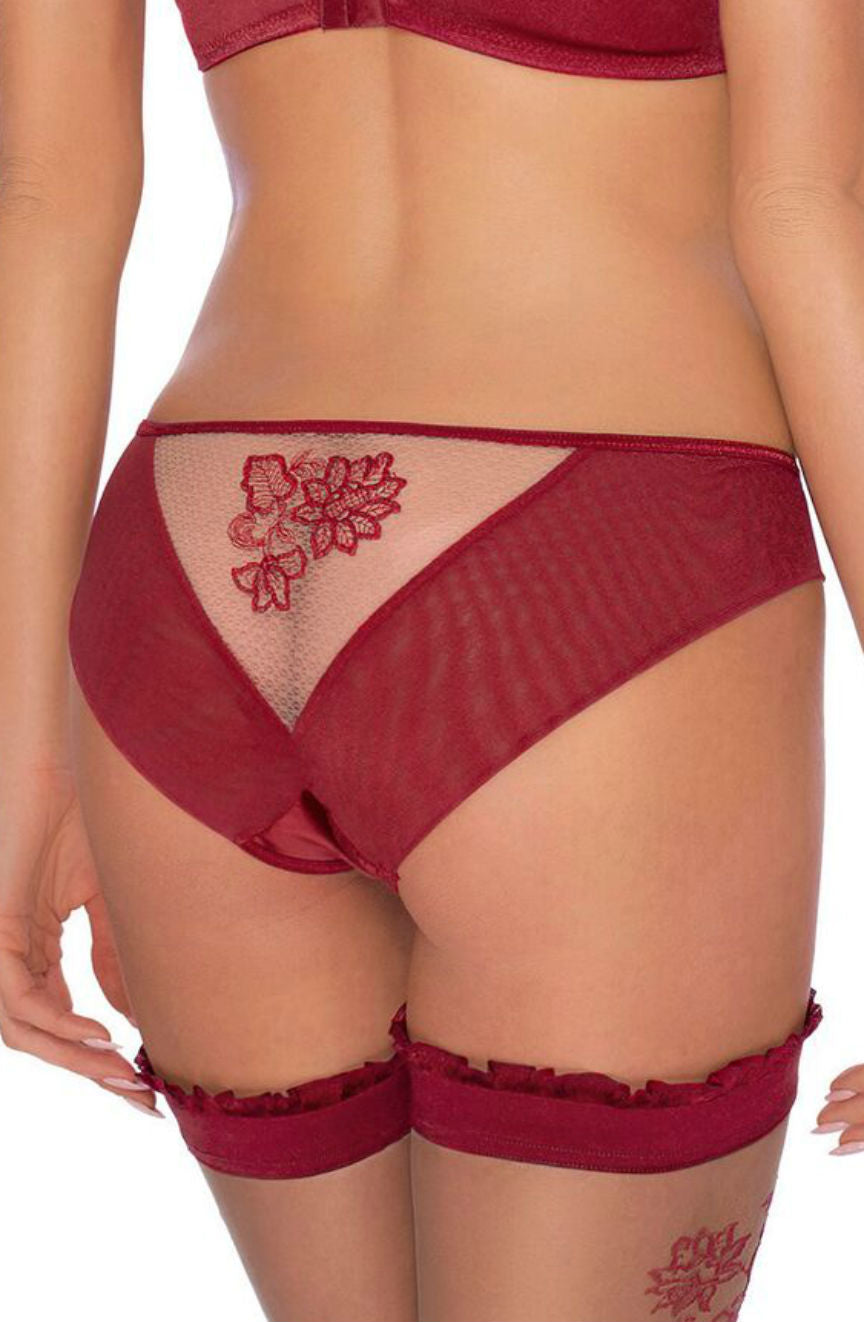 Roza Mehendi Brief Claret | bra70c, Briefs & Thongs, claret, CLARET75, meh, mehblack | Roza