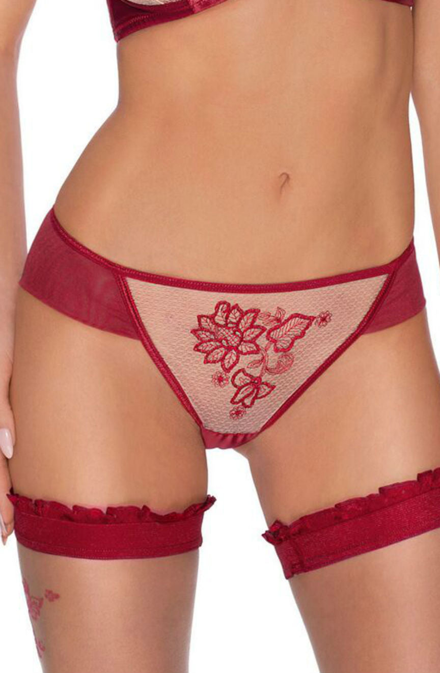 Roza Mehendi Brief Claret | bra70c, Briefs & Thongs, claret, CLARET75, meh, mehblack | Roza