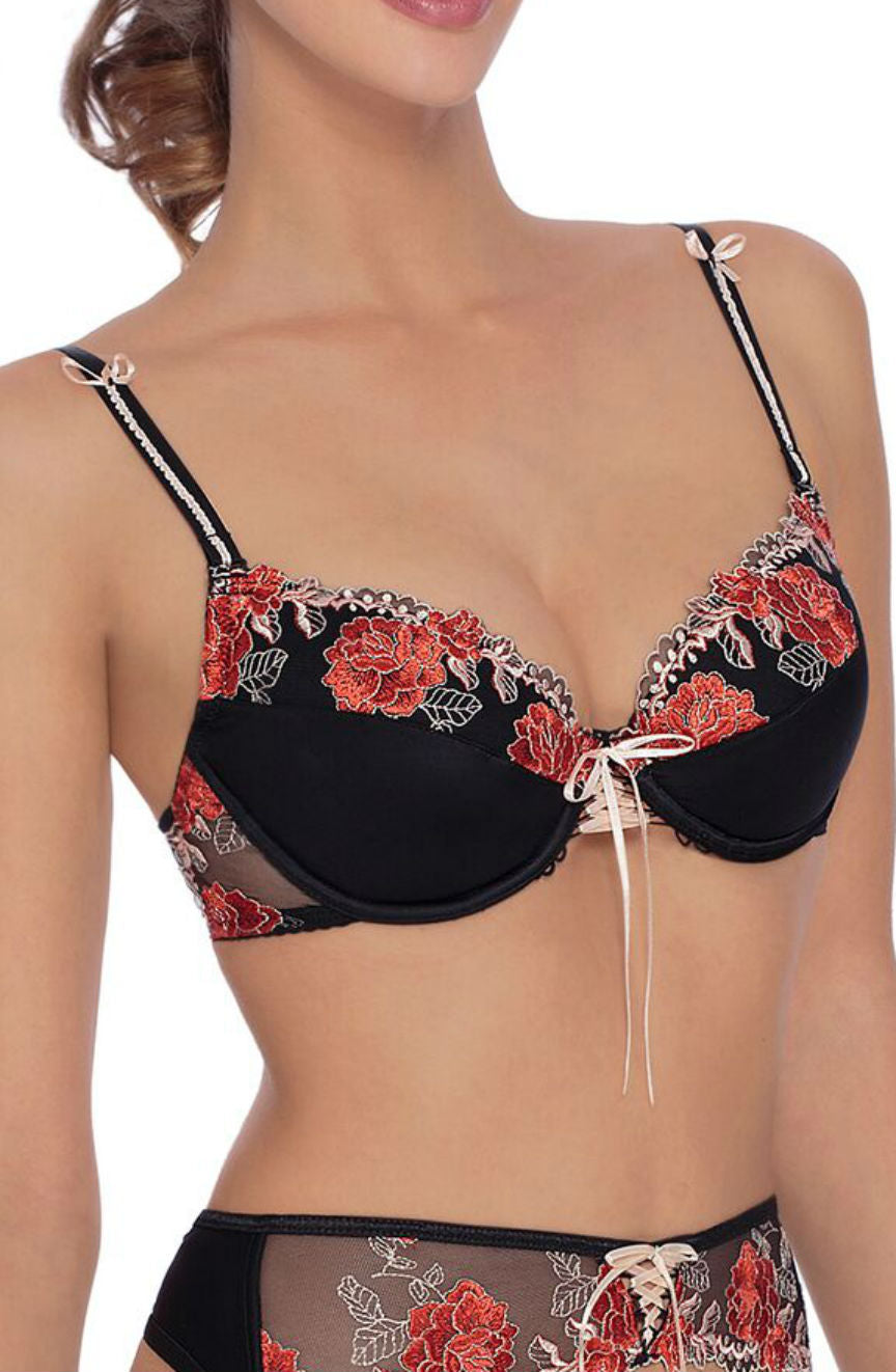 Roza Natali Black Bra | bra70bl, Lingerie Sets, natblack | Roza