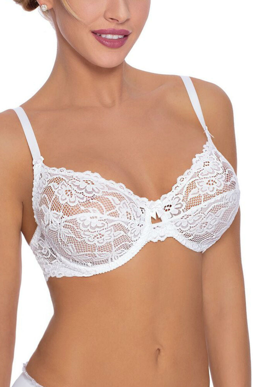 Roza Sisi White Bra | Lingerie Sets | Roza