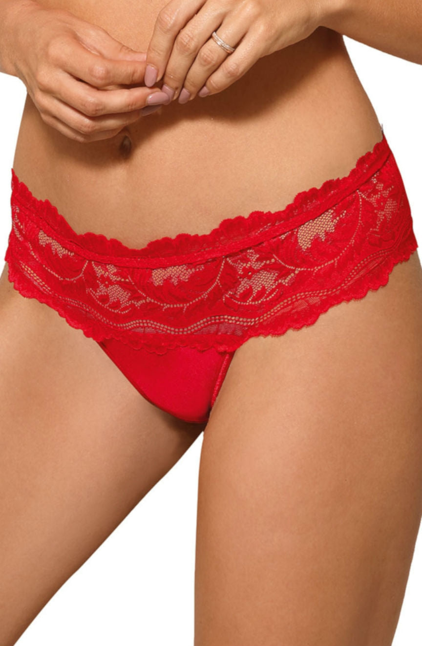 Roza Sefia Thong Red | Briefs & Thongs, sefia | Roza
