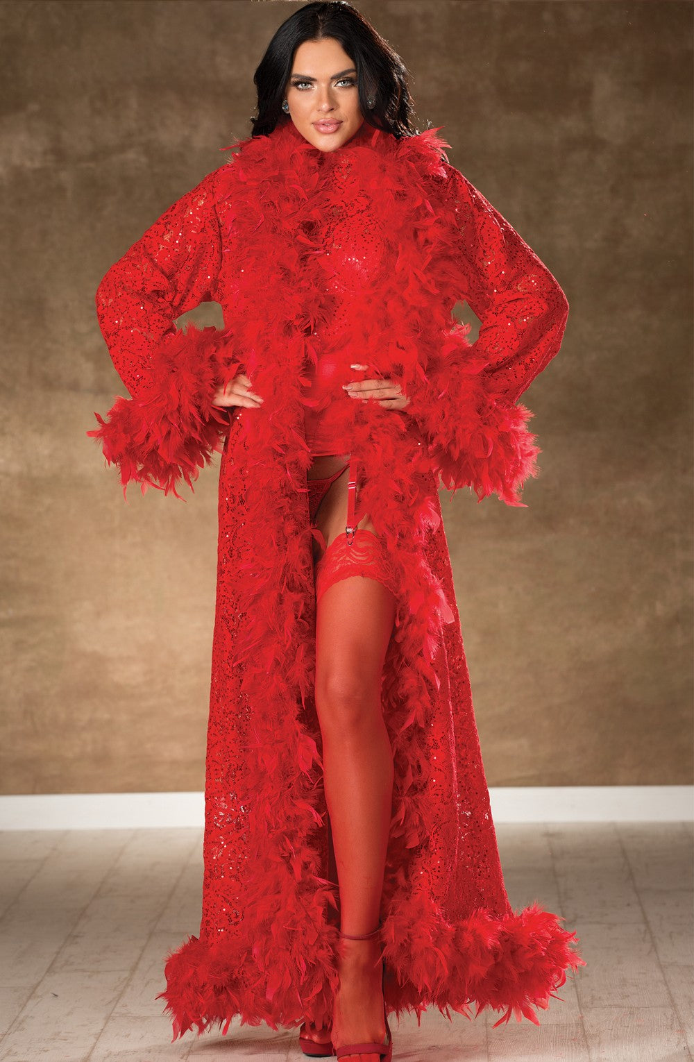 Shirley of Hollywood SoH-HS 90026 Stockings Red One Size | Hosiery, reds, romances, sni | Shirley of Hollywood
