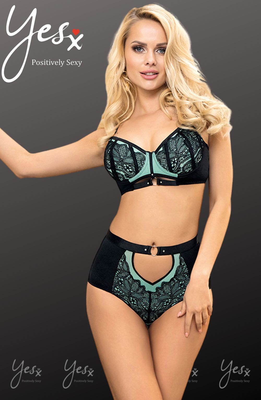 YesX YX830 Blue Bra Set | Lingerie Sets | YesX