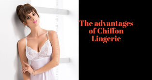  Woman wearing chiffon lingerie