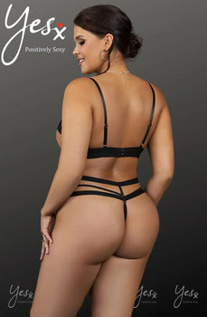 woman wearing a YESX PLUS SIZE Strappy Body