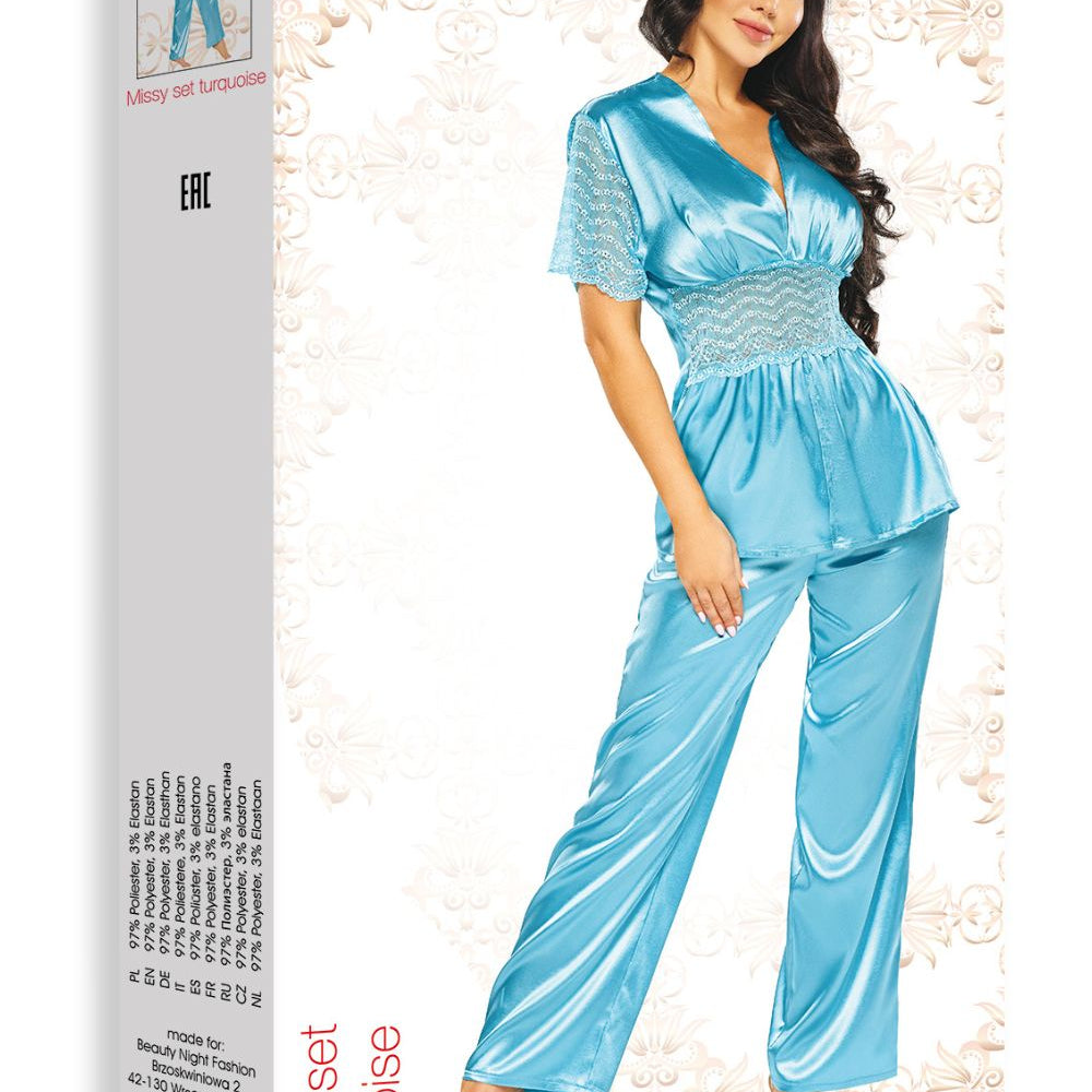 
                      
                        Beauty Night BN6660 Missy Set Turquoise
                      
                    