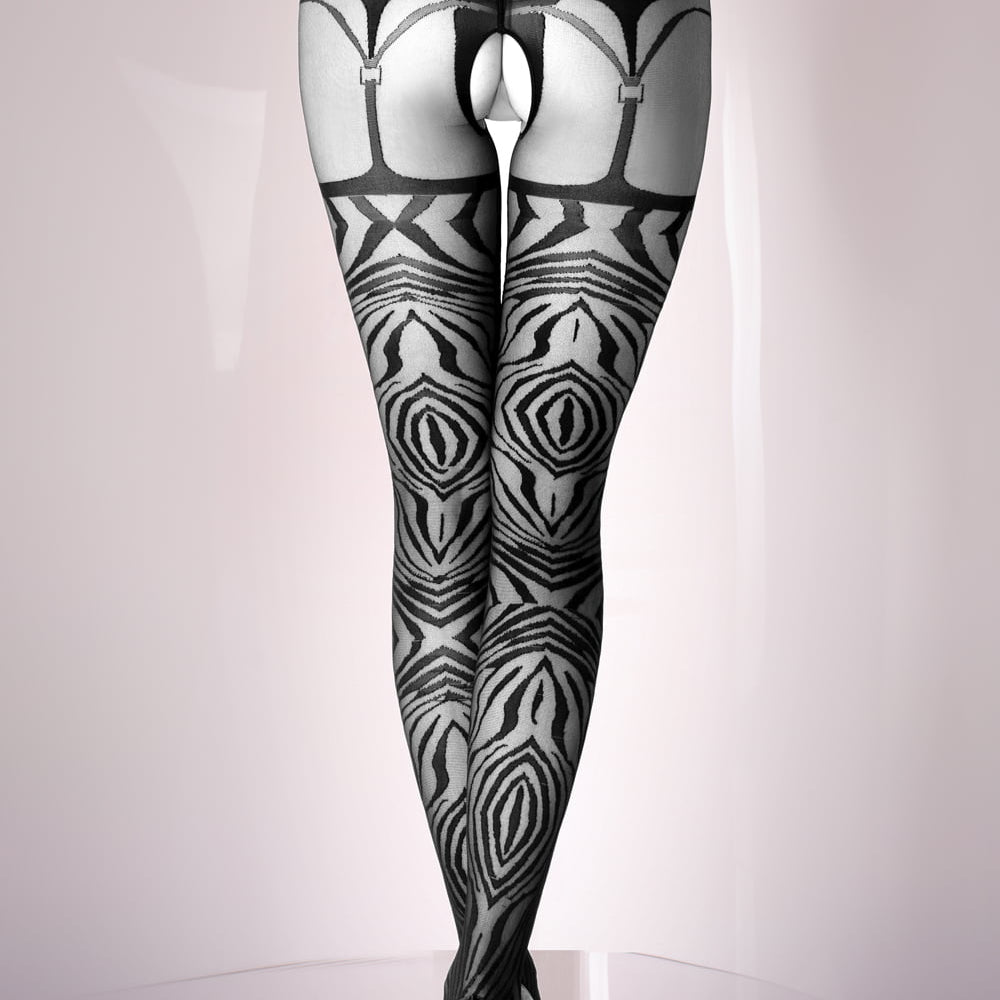 
                      
                        Black Secret BS122 Crotchless Tights
                      
                    