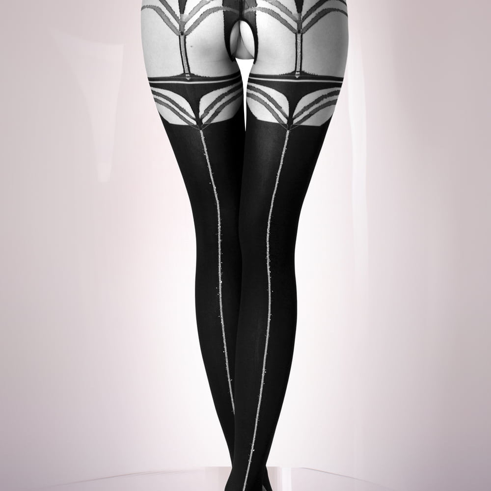 
                      
                        Black Secret BS131 Crotchless Tights
                      
                    