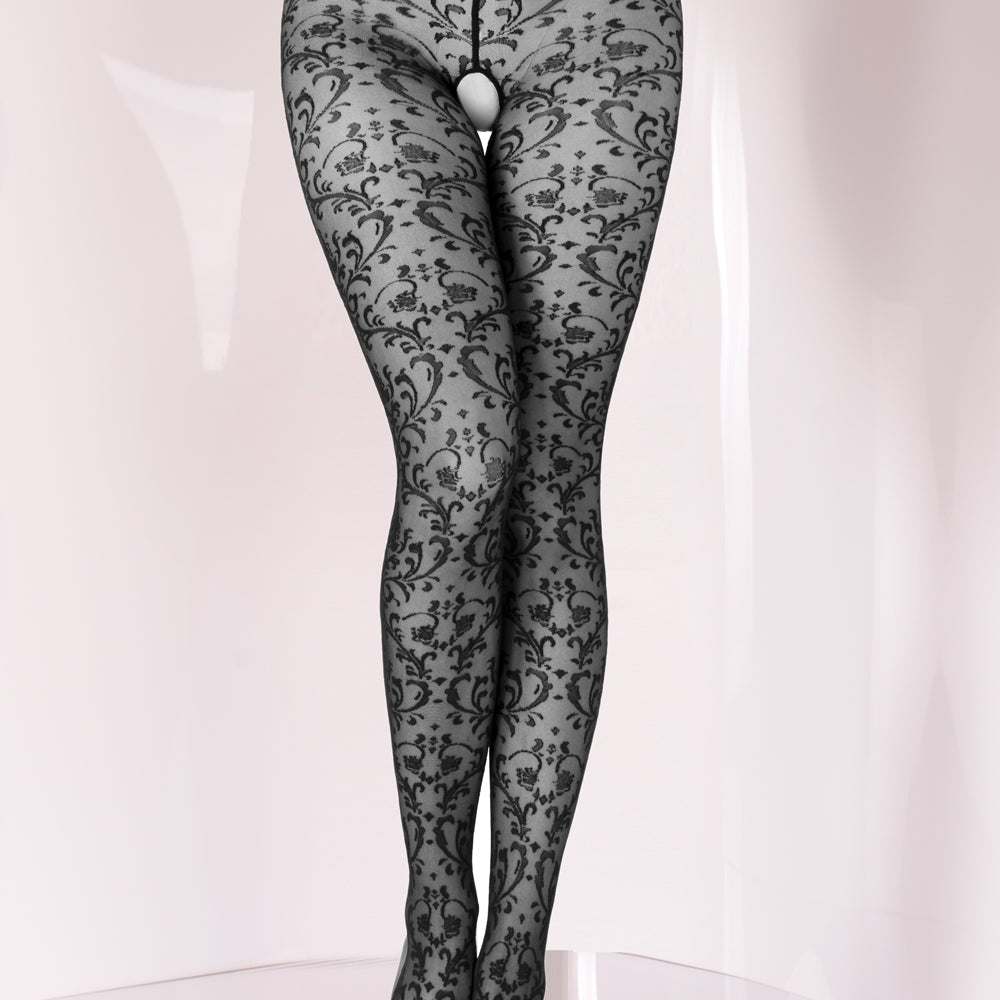 
                      
                        Black Secret BS135 Crotchless Tights
                      
                    