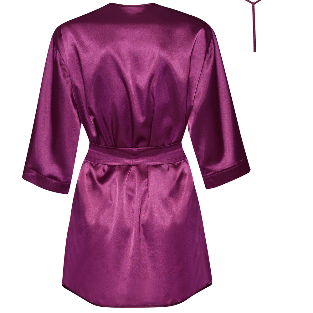 
                      
                        Beauty Night BN6673 Peignoir Burgundy
                      
                    