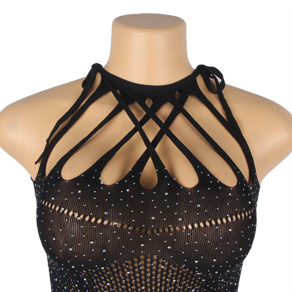 
                      
                        YesX YX865 Sparkle Rhinestone Fishnet
                      
                    