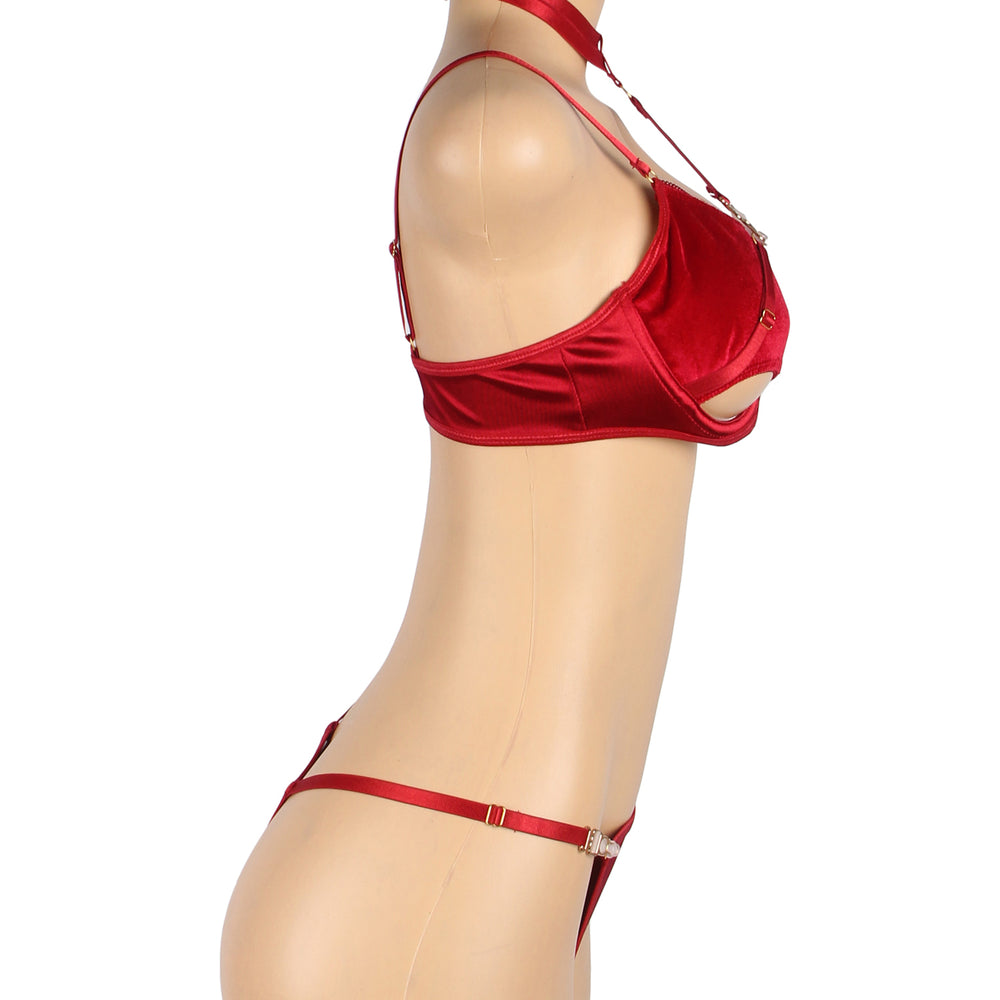 
                      
                        YesX YX872 Hollow Cut Halter Bra Set
                      
                    