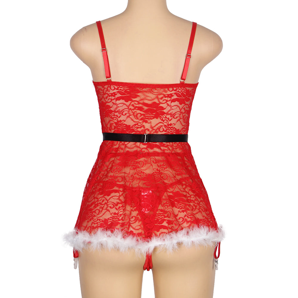 
                      
                        YesX YX875 Christmas Sexy Floral Babydoll
                      
                    