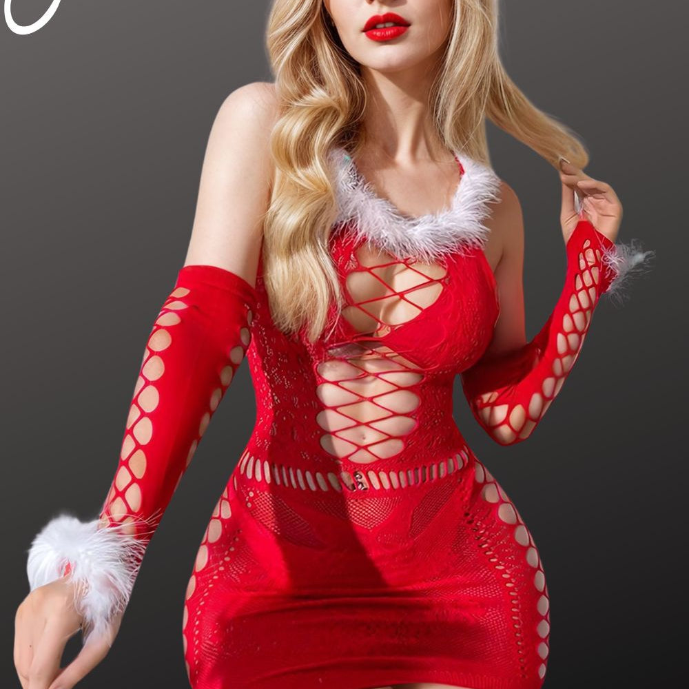 
                      
                        YesX YX877 Christmas Sexy Bodystocking Dress
                      
                    