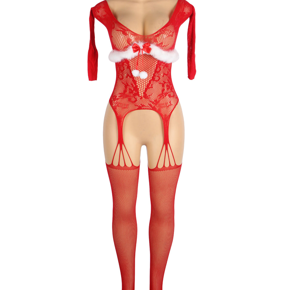 
                      
                        YesX YX878 Christmas Fishnet Bodystocking
                      
                    