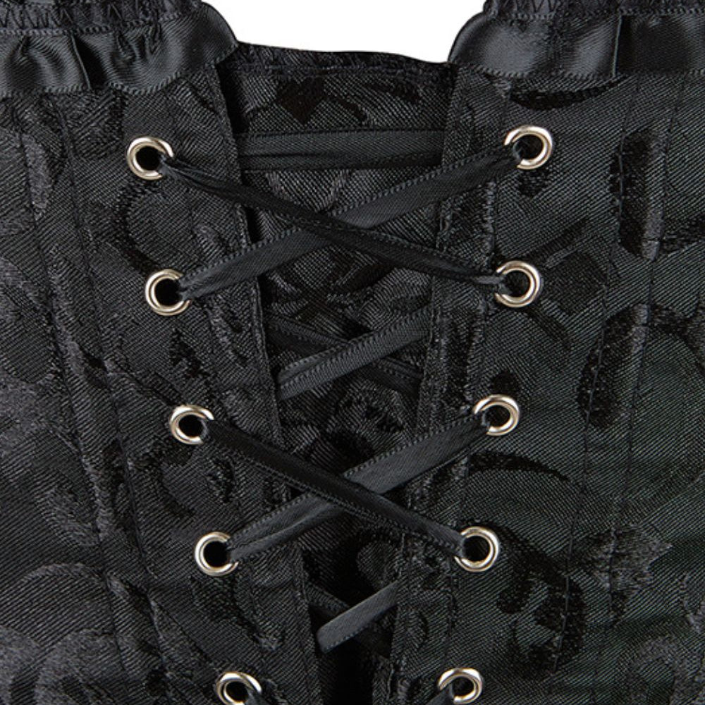 
                      
                        YesX YX886 Stunning Black Borcade Corset Up to 5XL
                      
                    