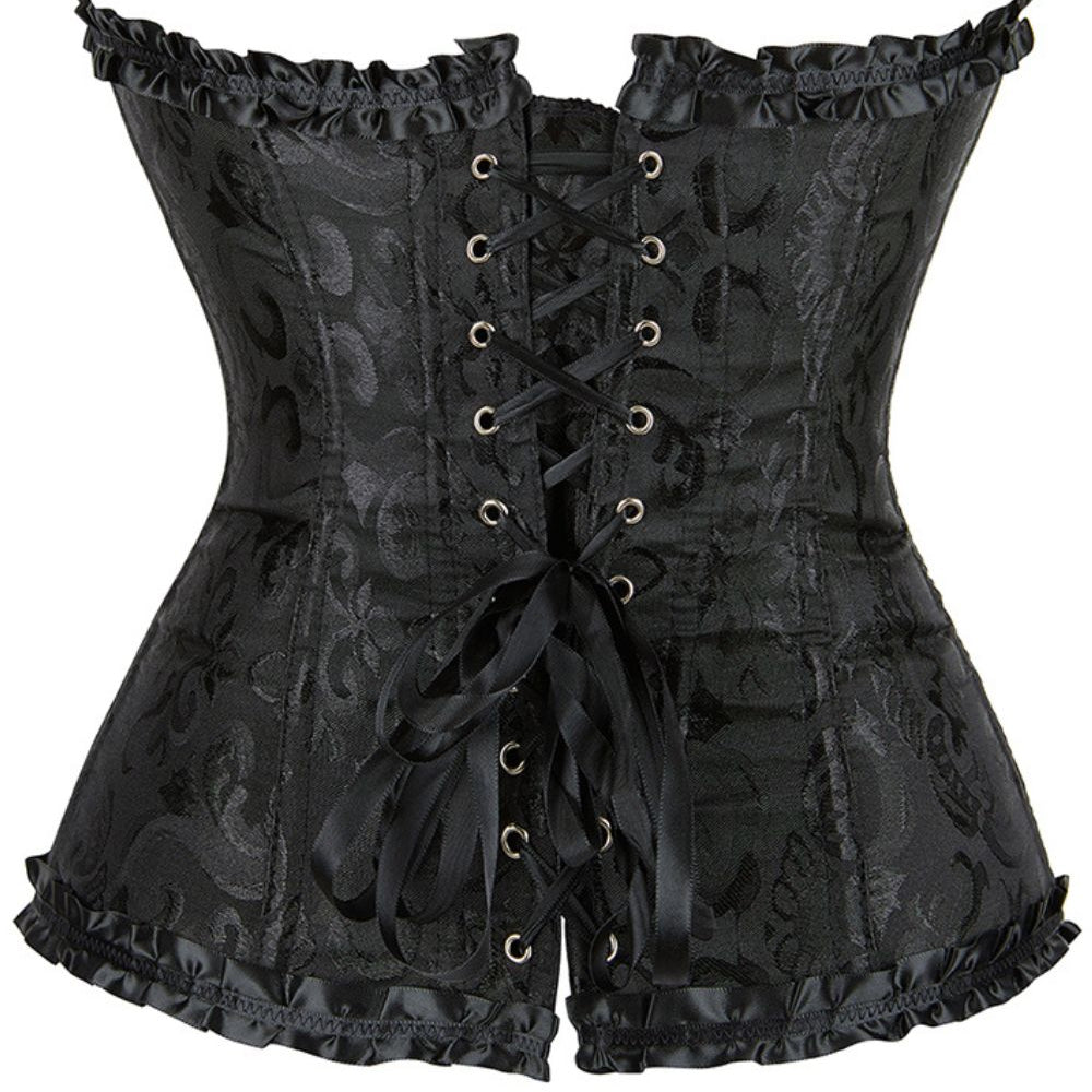 
                      
                        YesX YX886 Stunning Black Borcade Corset Up to 5XL
                      
                    