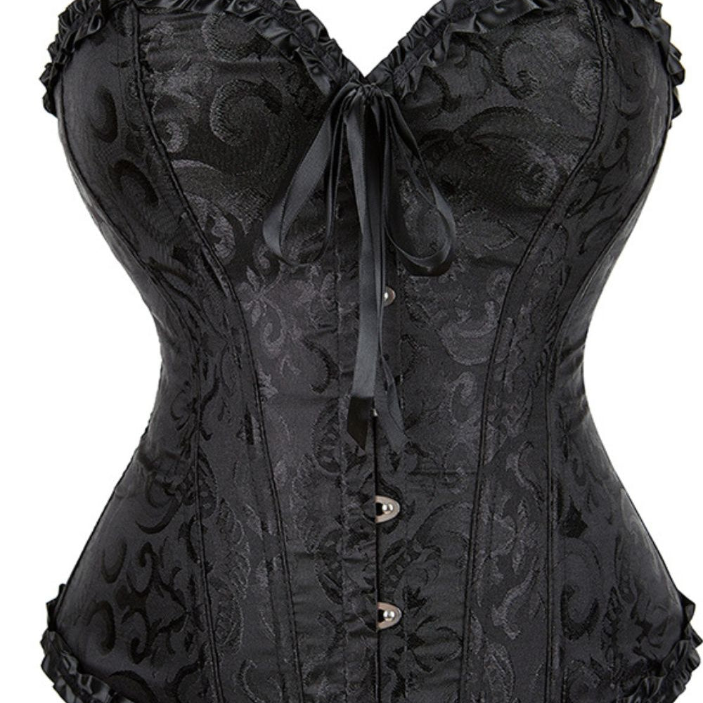 
                      
                        YesX YX886 Stunning Black Borcade Corset Up to 5XL
                      
                    