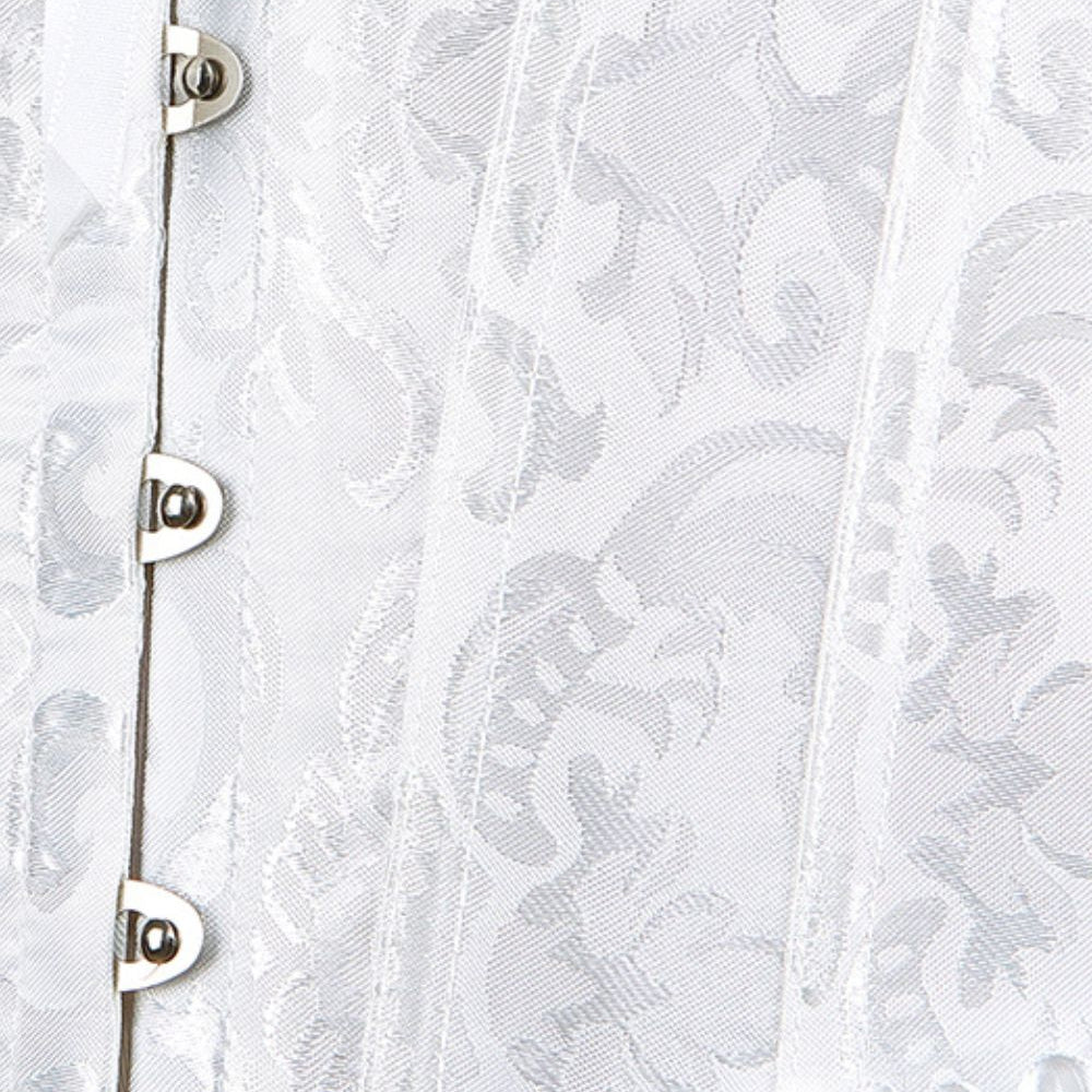 
                      
                        YesX YX887 Elegant White Brocade Corset up to 2XL
                      
                    