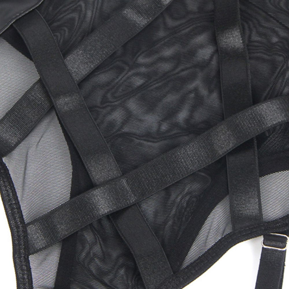 
                      
                        YesX YX890 Black Faux Leather Look & Mesh
                      
                    