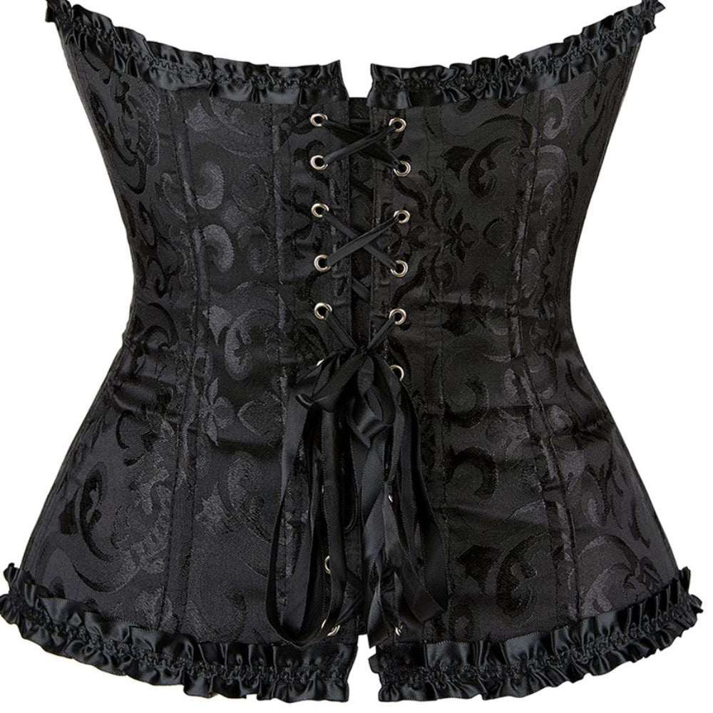 
                      
                        YesX YX896 Vintage Corset Style Black
                      
                    