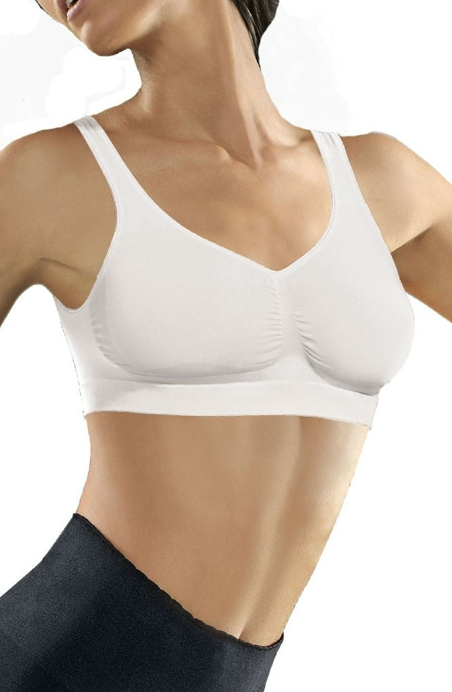 Control Body 110621 Medium Compression Push Up Bra Bianco | Shapewear | Control Body