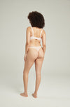 The Sheer Deco Barely There Thong Blush Pink | Briefs &amp; Thongs | Nudea